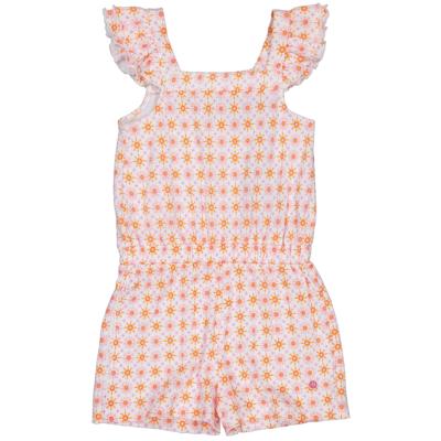 Quapi Zomer broek meisjes - oranje - AOP grafisch - Zana