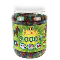 Hama Strijkkralen glitter in pot 9000 stuks - thumbnail