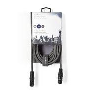 Nedis DMX-Adapterkabel | XLR 3-Pins Male naar XLR 3-Pins Female | 5 m | 1 stuks - COTH15012GY50 COTH15012GY50 Nedis DMX-Adapterkabel | XLR 3-Pins Male naar XLR 3-Pins Female | 5 m | 1 stuks - COTH15012GY50 COTH15012GY50