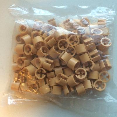 Minimarker onbedrukt beige 100 stuks