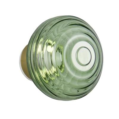 Trio WandlampEarl groen glas oplaadbaar - R27771115