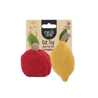 Minus One Fruit Cat Toys - Lemon&Apple Minus One Fruit Cat Toys - Lemon&Apple