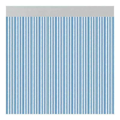 Gordijn Acudam Brescia Deuren Blauw Buitenkant PVC Aluminium 90 x 210 cm