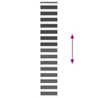 VidaXL Zebra rolgordijn 40x200 cm stofbreedte 35,9 cm zwart - thumbnail