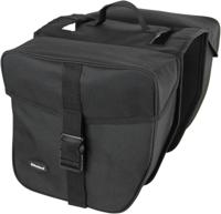 Haberland dubbele tas "e-bike m" double bag e-bike m black - thumbnail