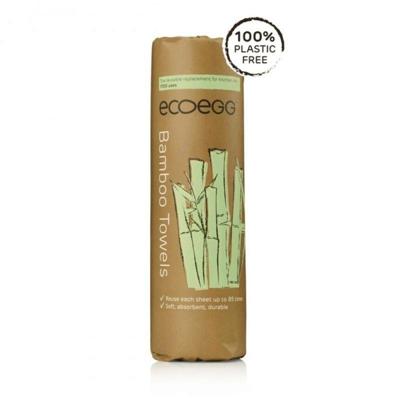 Eco Egg Bamboo schoonmaakdoekjes op rol 20 Stuks Eco Egg Bamboo schoonmaakdoekjes op rol 20 Stuks