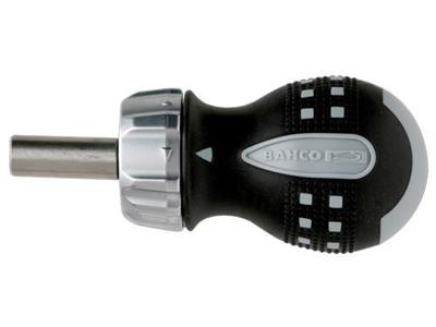 Bahco ratel bitschroevendraaier 1/4" stubby Bahco ratel bitschroevendraaier 1/4" stubby