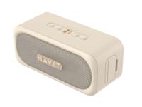Havit SK905BT (Classic I) - draadloze bluetooth-luidspreker, beige - thumbnail