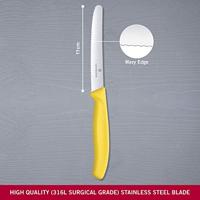 Victorinox 6.7836.L118 Tomaten- en worstmes Geel - thumbnail