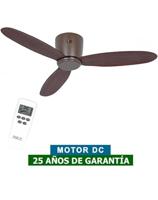 CasaFan ECO PLANO II 132 BZ-NB WiFi Flügel Nussbaum Plafondventilator 28 W (Ø x h) 132 cm x 160 mm Brons Met afstandsbediening, Timer, Met wintermodus, - thumbnail