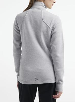 Craft 1912219 ADV Explore Heavy Fleece Jacket W - Grey Melange-Black - XXL