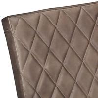 Eetkamerstoelen 2 st echt leer bruin - thumbnail