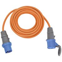 CEE Verlengkabel 10 m (Camping Verlengsnoer H07RN-F 3G2,5 in oranje met CEE-stekker en koppeling met - thumbnail