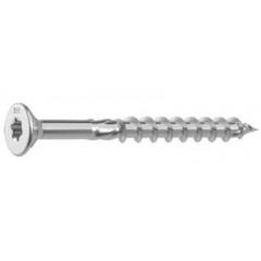 HECO TOPIX-plus schroeven - platkop verzinkt - 6x120/72 mm - Torx T-30 (HD30) - deeldraad - 100 st