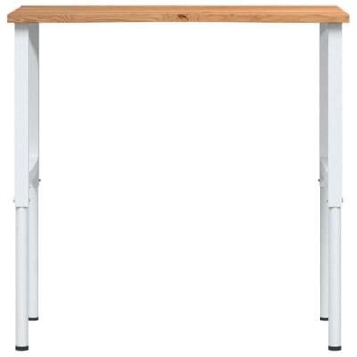 Werkbank 100x60x(71,5-98) cm eikenhout lichtbruin