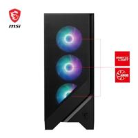 MSI MAG FORGE 321R AIRFLOW computerbehuizing Midi Tower Zwart, Transparant - thumbnail