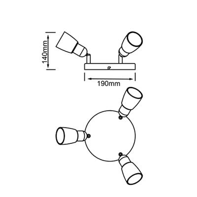 Brilliant Ronde opbouwspotSofia - 55334/77