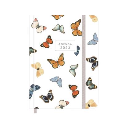Agenda Soft Pocket A6 Vlinders 2023 - Hardcover (8719231360235)