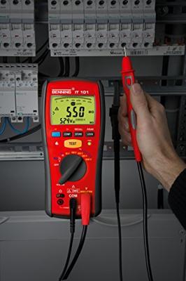 Benning Isolatie-/weerstandsmeter | 0,1-600 V AC/DC V | 50 kohm-20 Gohm | 1 stuk - 044033 044033 - thumbnail