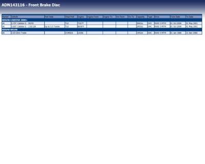 Remschijf voor ADN143116