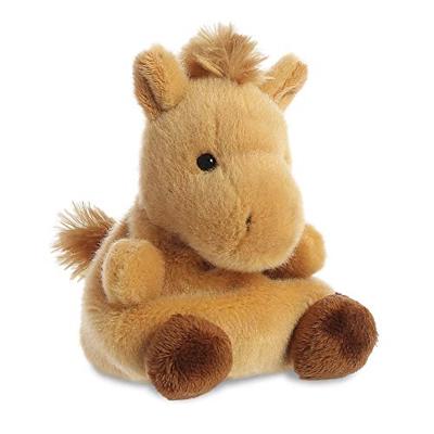 Aurora knuffel Palm Pals paard junior 13 cm pluche bruin Aurora knuffel Palm Pals paard junior 13 cm pluche bruin
