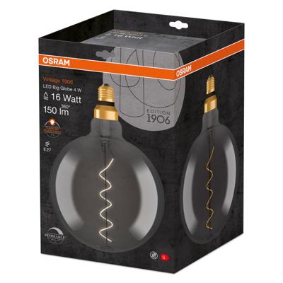 OSRAM 4058075270046 LED-lamp Energielabel G (A - G) E27 Globe 4 W = 15 W Warmwit (Ø x l) 200.0 mm x 287 mm 1 stuk(s) OSRAM 4058075270046 LED-lamp Energielabel G (A - G) E27 Globe 4 W = 15 W Warmwit (Ø x l) 200.0 mm x 287 mm 1 stuk(s)