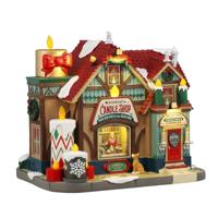 Kristin's Candle Shop 20x26x27 cm Kersthuisje LEMAX - Lemax - thumbnail