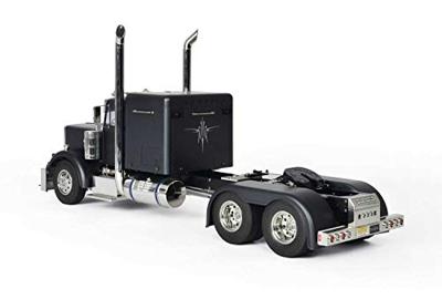 Tamiya 56356 Grand Hauler Matte Black Edition 1:14 Elektro RC truck Bouwpakket Gelakt