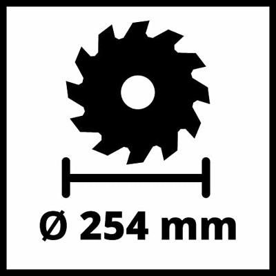 Einhell TE-TS 254 T - Zaagtafel | 254 x 30 mm | 1800W | 4700 T/min - 4340430 4340430 - thumbnail