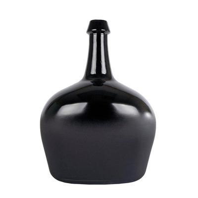 Diversen Vaas graffa victoria l mat/glanzend zwart 27x20x38 glas