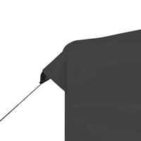 VidaXL Partytent professioneel inklapbaar 2x2 m aluminium antraciet - thumbnail