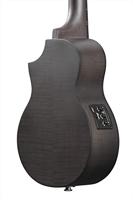 Ibanez UEW12E Black Ice Flat elektrisch-akoestische concert ukelele - thumbnail
