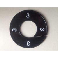 Maatring zwart/wit 3 - thumbnail