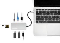 Manhattan 130615 USB-C dockingstation Geschikt voor merk (dockingstation): Universeel USB-C Power Delivery - thumbnail