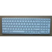 Notebook keyboard for Sony SVE15 SVE17 with white frame without backlit double buckle - thumbnail
