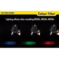 NiteCore NITNFR34 Kleurfilter MT25, MT26, SRT6 en zaklampen met een Ø 33 - 36 mm Rood - thumbnail