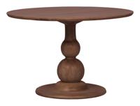 WOOOD Ronde Eettafel 'Blanco' Ø120cm, kleur Walnoot - thumbnail
