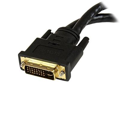 StarTech.com 20 cm DVI-I mannelijke naar DVI-D vrouwelijk en HD15 VGA vrouwelijk Wyse DVI-splitterkabel