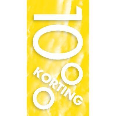 Raambiljet thema 10% KORTING afm 50x94cm