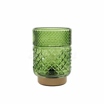 Tafellamp LED Goud en Groen H.17cm Tafellamp LED Goud en Groen H.17cm