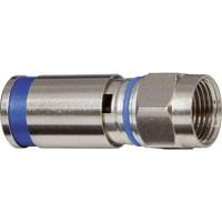 Klein Tools VDV812-623 F-stekker Geschikt voor buiten, Compressie Aansluitingen: F-stekker 10 stuk(s) - thumbnail