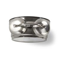 Ouderwetse analoge wekker zilver - thumbnail