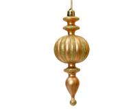 Kersthanger klassiek ornament sparkling rose 14 cm - thumbnail