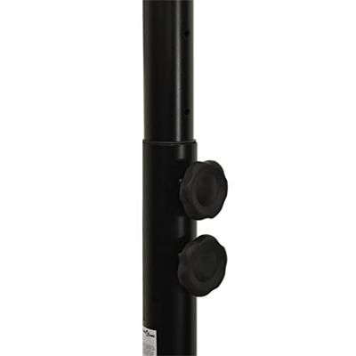 Basketbalstandaard 216-250 cm polyethyleen zwart - thumbnail