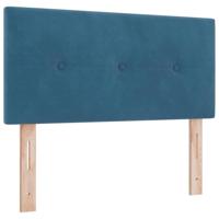 Hoofdbord met LED -striplichten Blauw 100 cm Fluweel - thumbnail