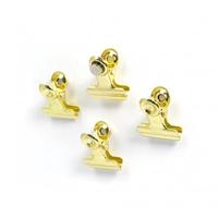 Trendform Magnet Clip Graffa MINI messing - Set van 4 stuks - thumbnail