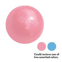 Kong Puppy Ball met Hole Natural Rubber Formula Chewable Dog Toy Medium Large - thumbnail