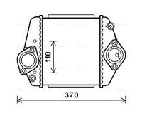 Intercooler, inlaatluchtkoeler MZA4275 - thumbnail