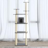 vidaXL Kattenmeubel met sisal krabpalen 171 cm lichtgrijs, krabpaal, katten krabpaal, kattenbomen, krab paal, kattenmeubel, kattenkrabpalen, krabpalen - thumbnail