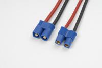 Verlengkabel EC3, silicone kabel 14AWG, 12cm - thumbnail